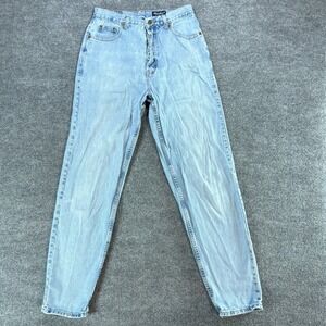 Eddie Bauer Vintage High Waisted Mom Jeans Light Wash Button Fly‎ Tall 10 Womens
